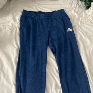 Adidas navy blue climate dri fit sweatpants